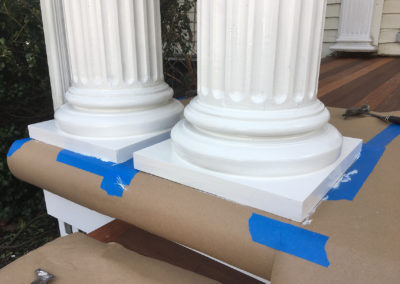 Front porch custom pillars Moorestown NJ