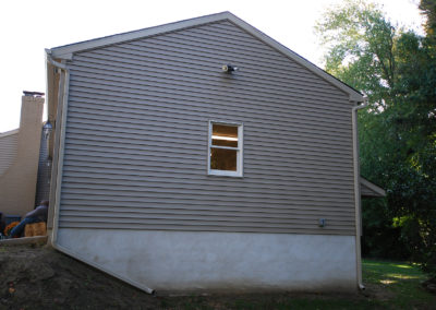 Garage remodel side view Moorestown NJ