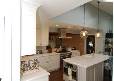 Kitchen remodel with custom island Moorestown NJ