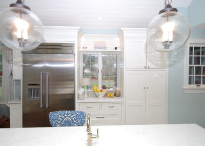 Kitchen remodel with custom built-in counter drawers and cabinets Moorestown NJ