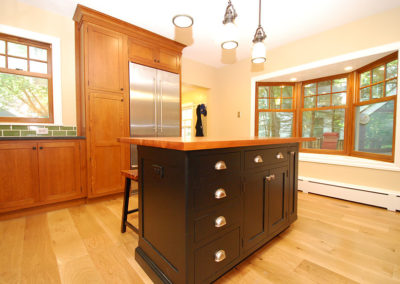 Kitchen island with pendant light in Moorestown, NJ Kitchen remodel