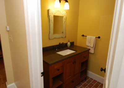 Powder room makeover