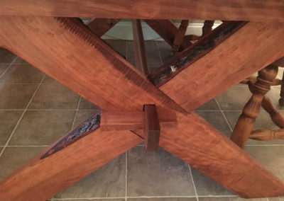 Custom stained wood table legs Moorestown NJ