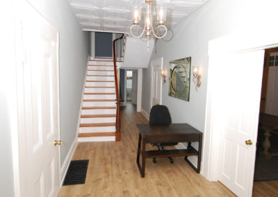 Hallway trim work and stairs Moorestown NJ