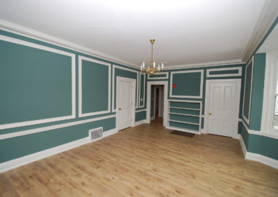White trim work with teal walls Moorestown NJ