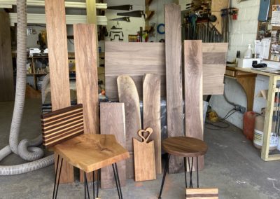 Timber crafted chair stool cutting boards and planks Moorestown NJ
