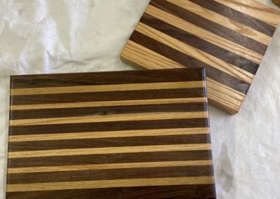 Striped timber crafted cutting and serving boards Moorestown NJ