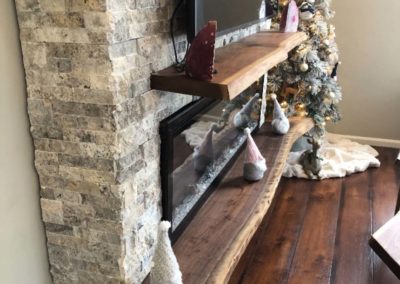 Timber crafted custom mantlepiece Moorestown NJ