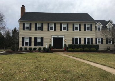 Exterior view prior to remodel by Moorestown NJ licensed contractor