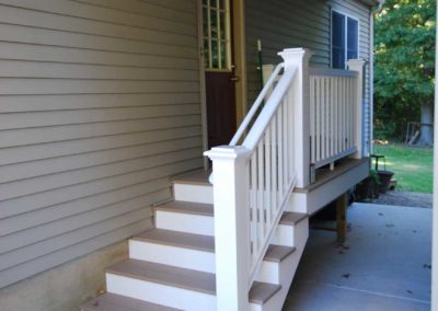 New garage entry steps by Moorestown NJ contractor