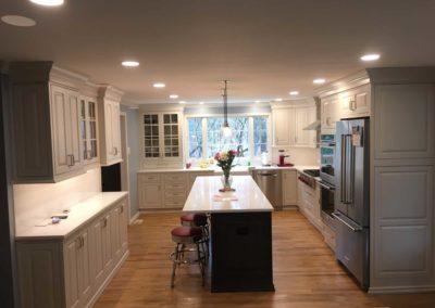Elegant custom kitchen with high-end appliances and cabinetry by Moorestown, NJ home remodeler