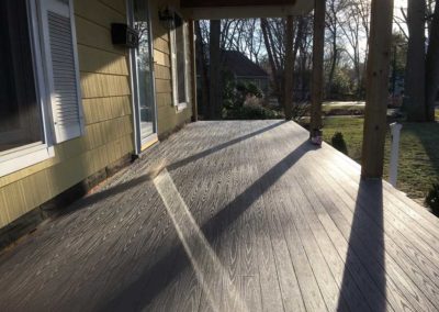Moorestown NJ New deck flooring installed on front porch