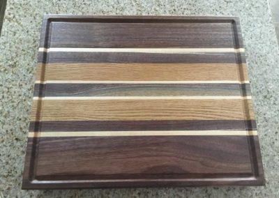 Wood cutting board by Moorestown NJ Timer crafted division