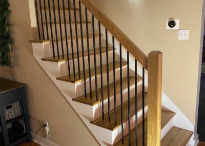 Changing the railing transformed this staircase