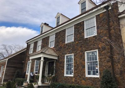 New exterior windows add energy efficiency to a historic home